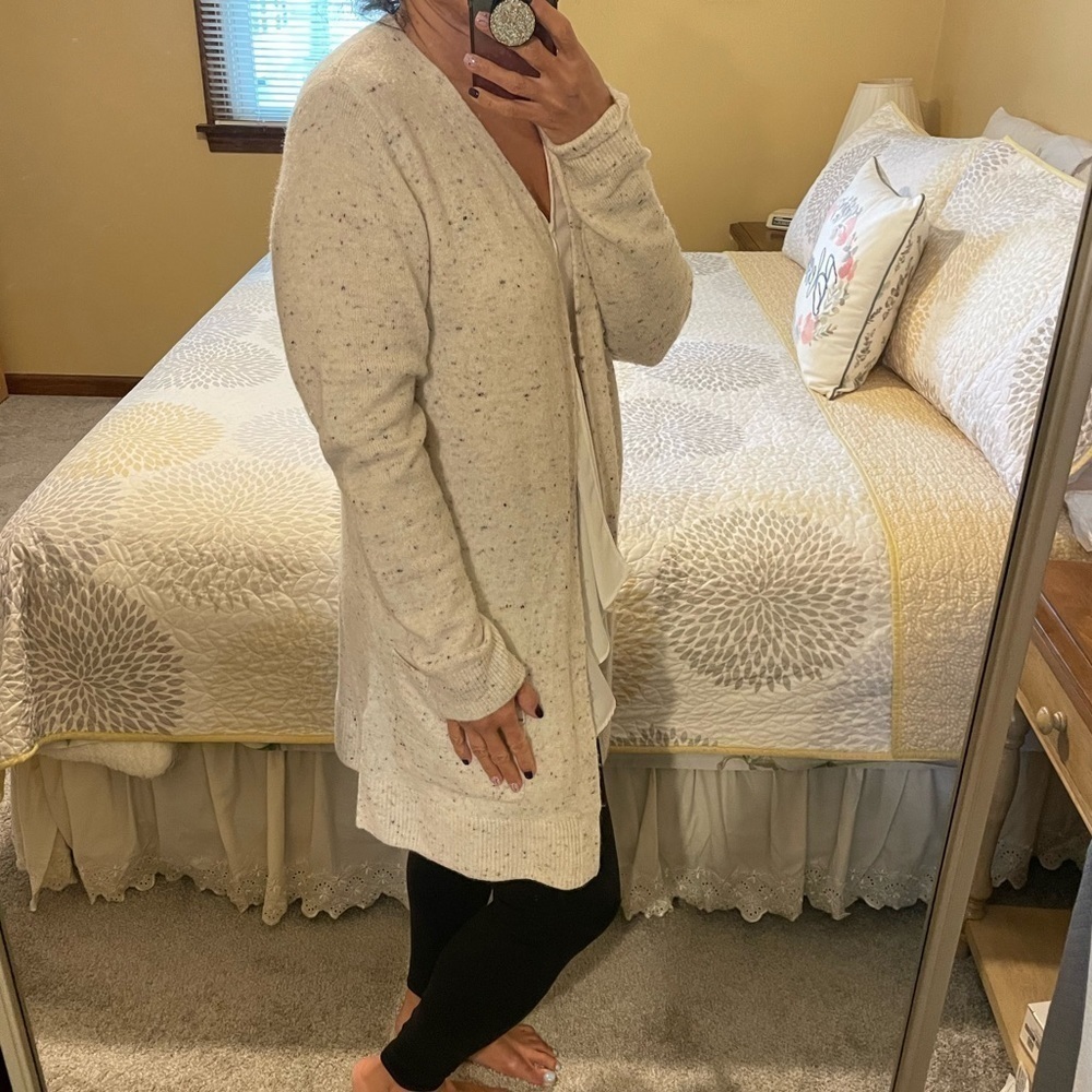 Multi Color Oatmeal Cardigan - Picture 2 of 8